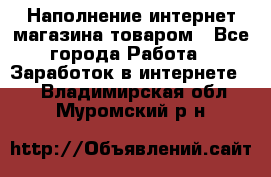 Наполнение интернет магазина товаром - Все города Работа » Заработок в интернете   . Владимирская обл.,Муромский р-н